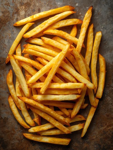 French fries (oven-baked), unsalted