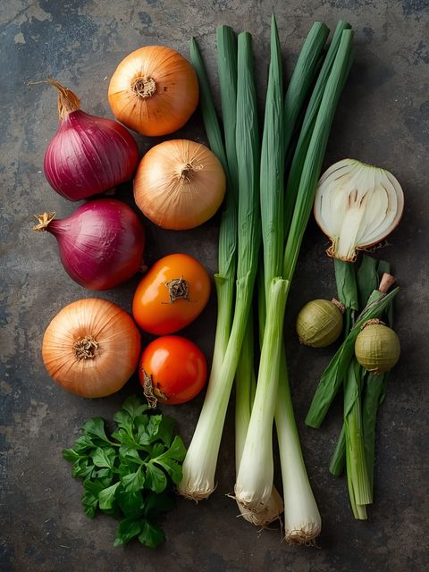 Onion, steamed (without adding fat and salt)