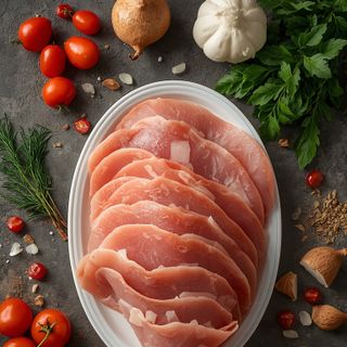 Rolling ham, boiled (no fat or salt)