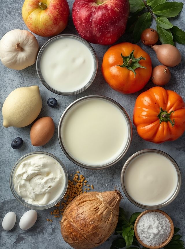 Dairy products, prepared (with whole milk, no added sugar)