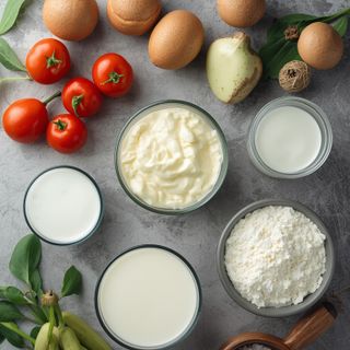 Dairy products, prepared (with whole milk, no added sugar)
