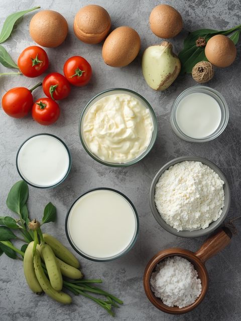 Dairy products, prepared (with whole milk, no added sugar)
