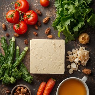 Tofu, solidne, naturalne (wykonane z nigari)
