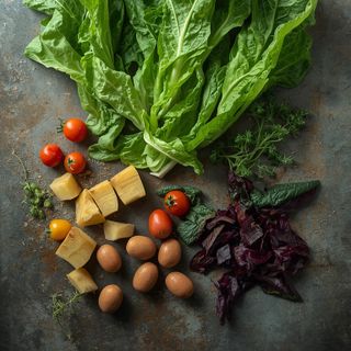 Blattsalat (geschnitten), roh