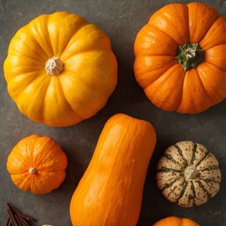 Pumpkin, steamed (no added salt)
