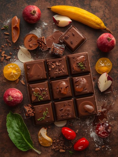 Milk chocolate with alcohol filling