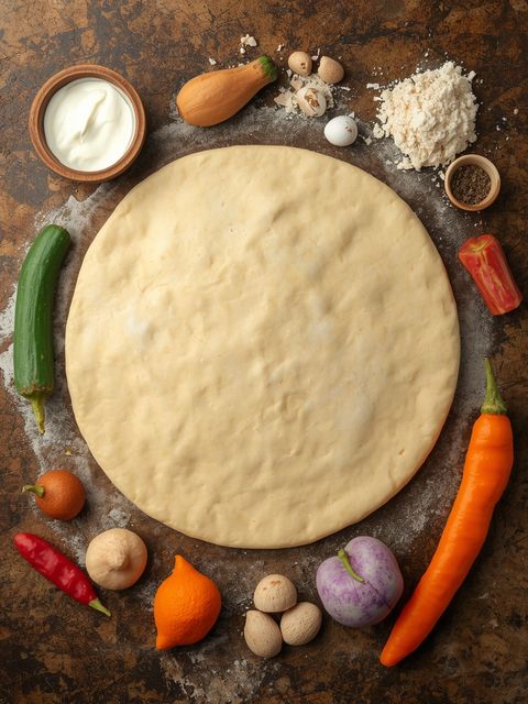 Mürbeteig (mit pflanzlichem Fett), süß, ungebacken