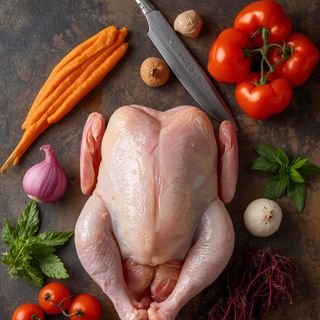 Poulet, piersi, bez skóry, surowy
