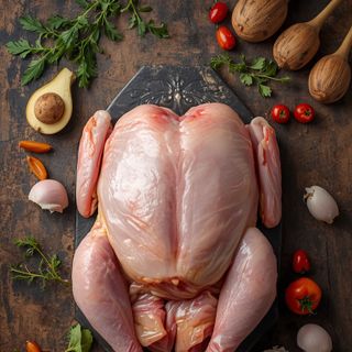 Poulet, piersi, bez skóry, surowy