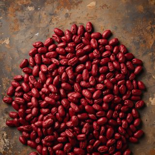 Dried bean, soaked, steamed (no added salt)
