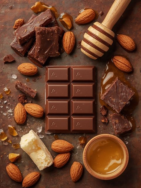 Milk Chocolate with Almond-Honey-Nougat