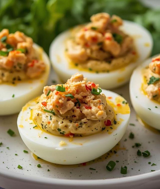 Stuffed Eggs with Tuna