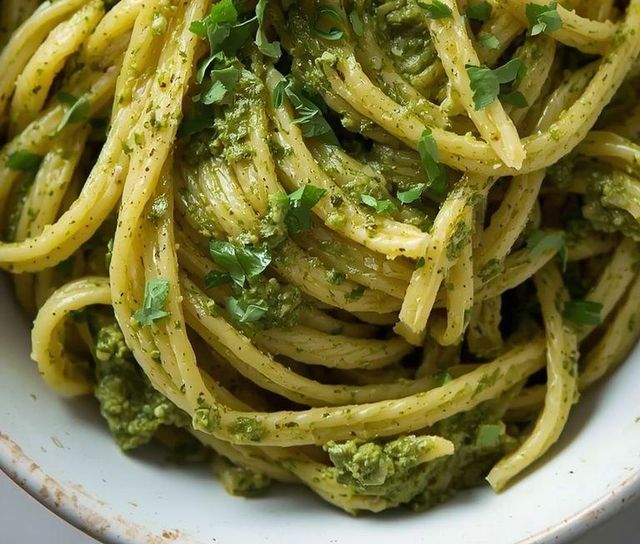 Makaron z pesto
