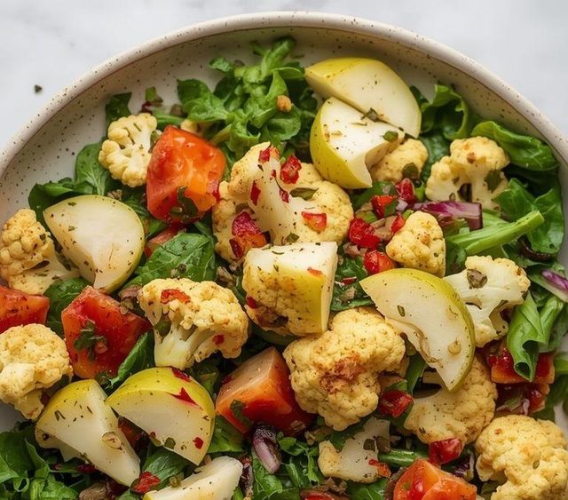Cauliflower Salad with Pears