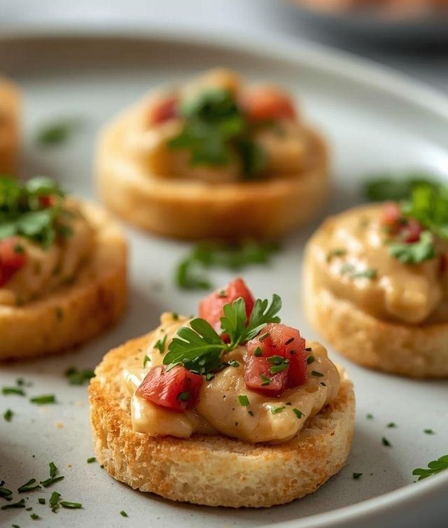 Lighter Mackerel Paste Canapés