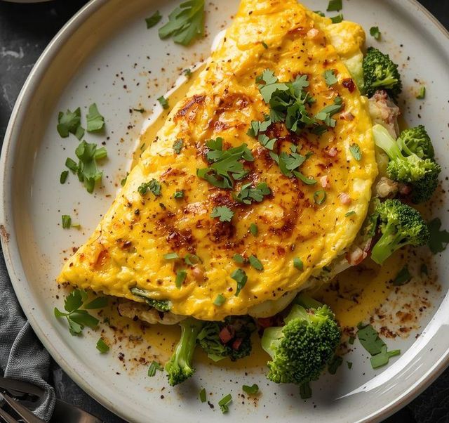 Omelette with Broccoli