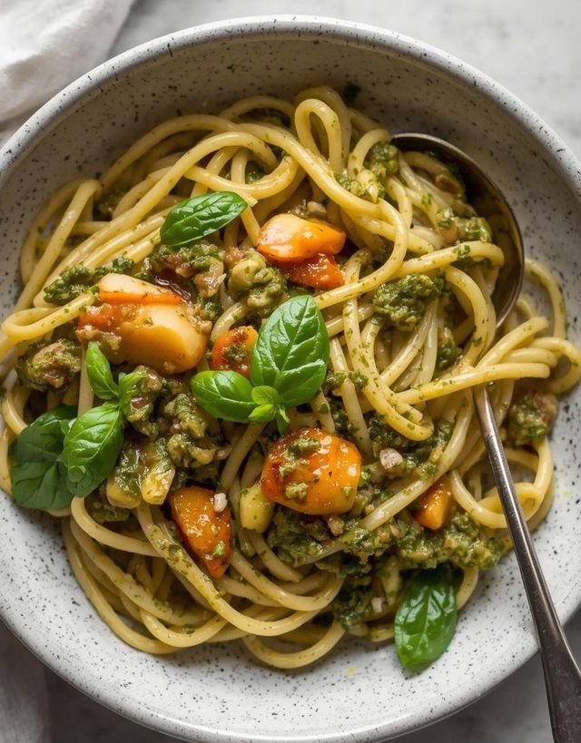 Pasta with Pesto (gluten-free)