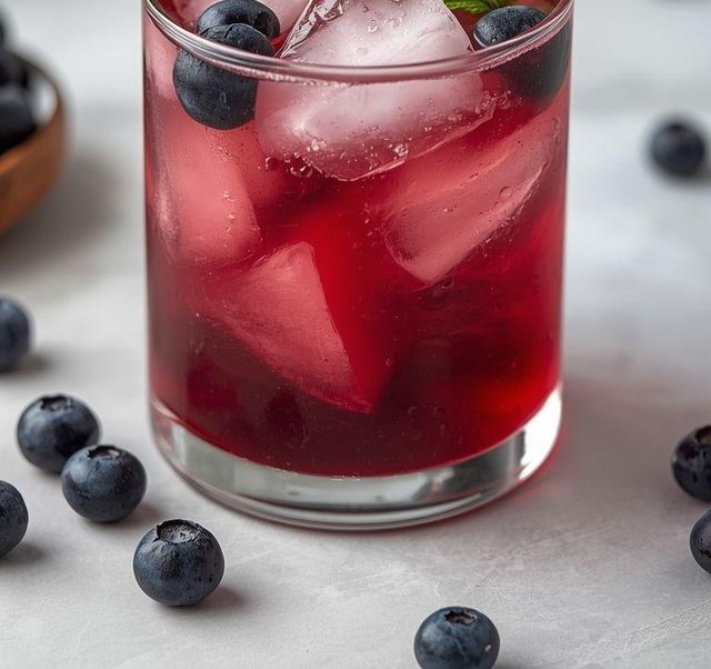 Blaubeer-Cocktail