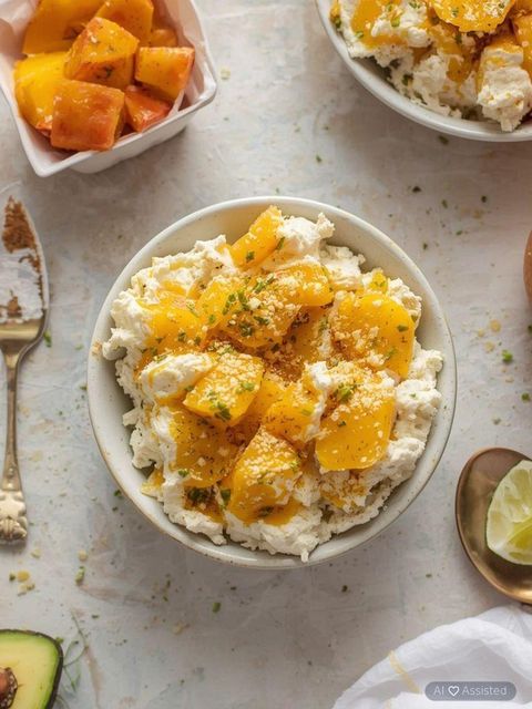 Serek z mango (bezglutenowy)