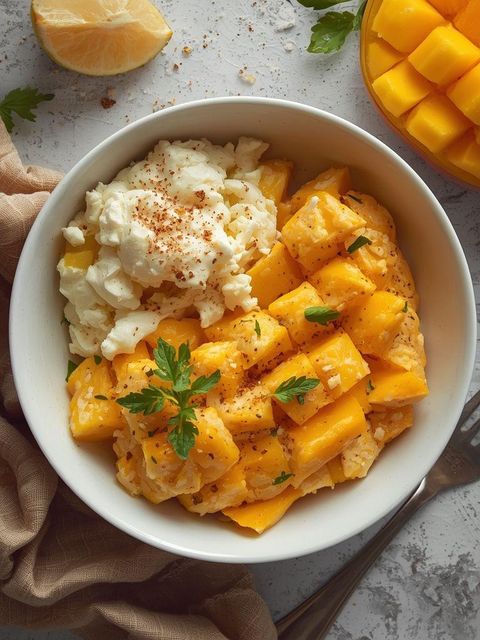 Serek z mango