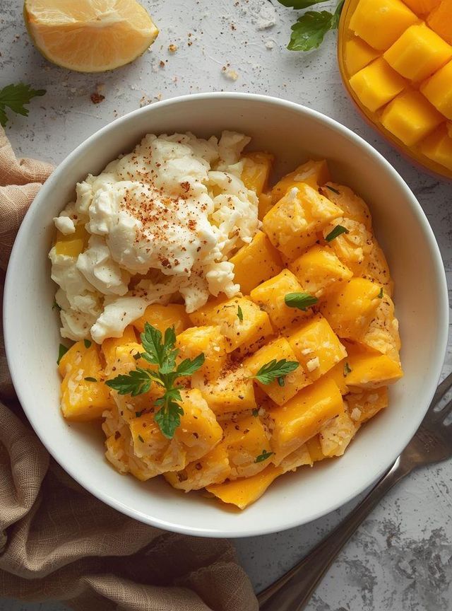 Mango Cottage Cheese