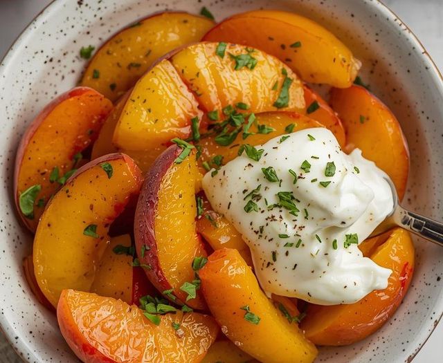 Peaches and Cream Cheese