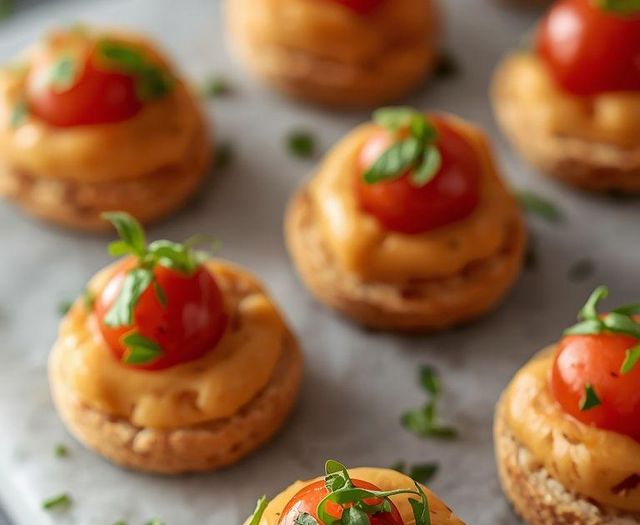 Light Bean Paste Canapés
