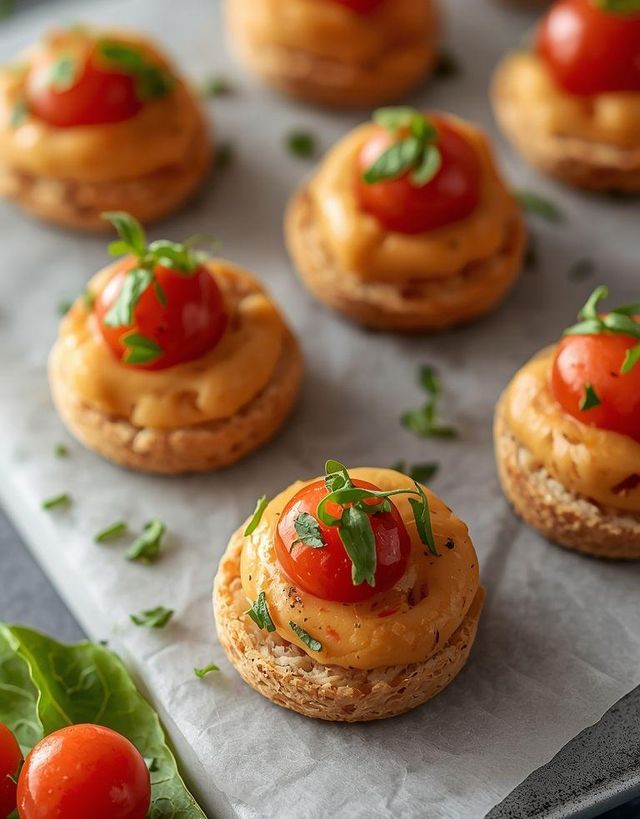 Light Bean Paste Canapés