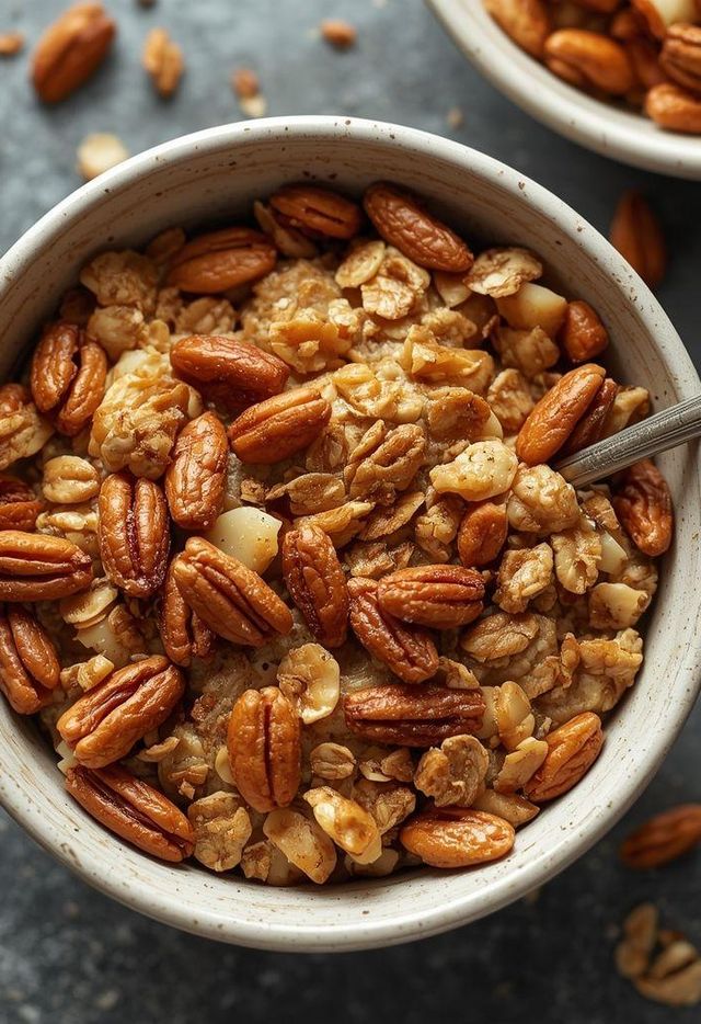 Oatmeal with Nuts (lighter version)