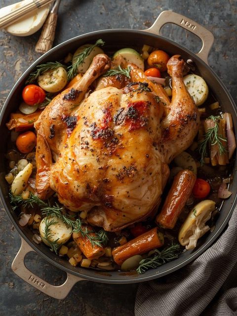 Turkey with Vegetables (lighter version)