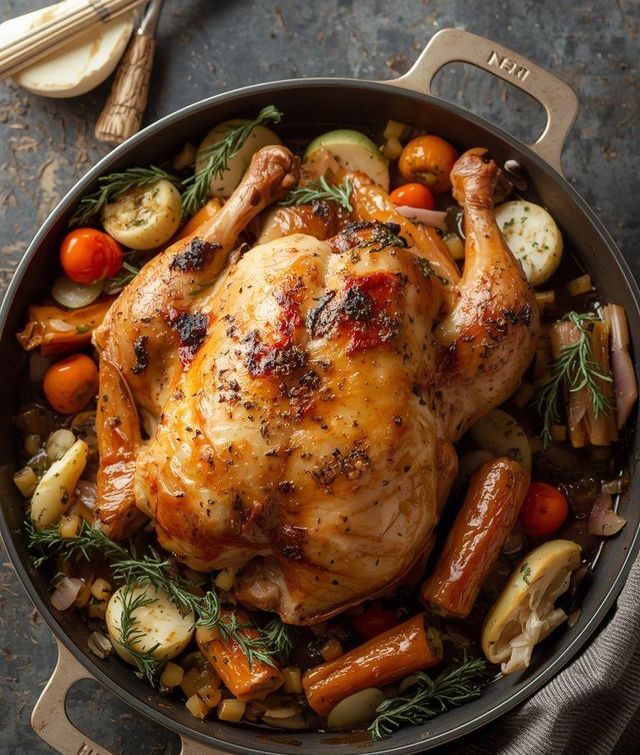 Turkey with Vegetables (lighter version)