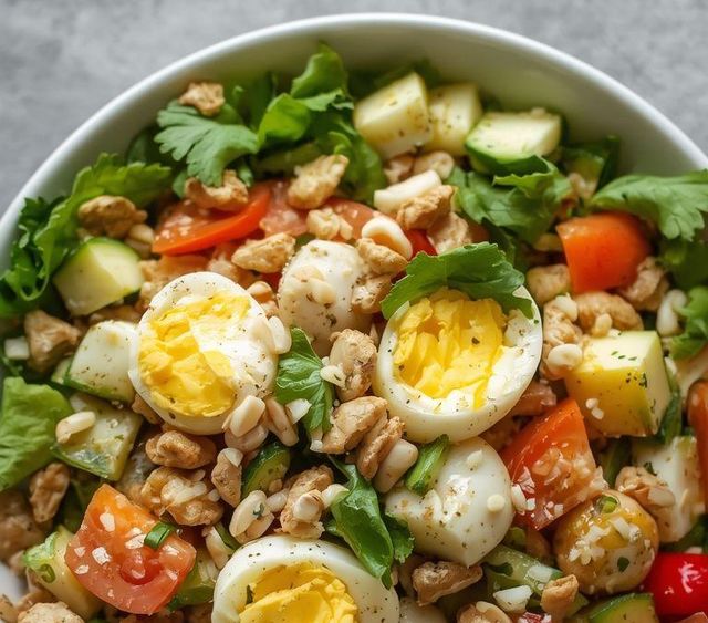 Vegetable-Egg Salad
