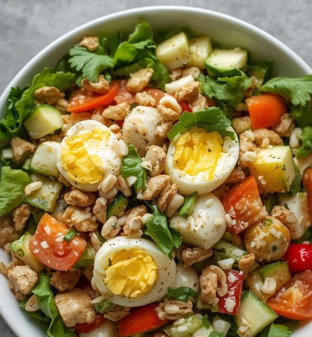 Gemüse-Eiersalat