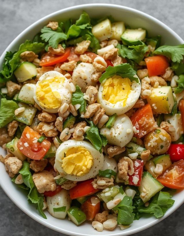 Gemüse-Eiersalat