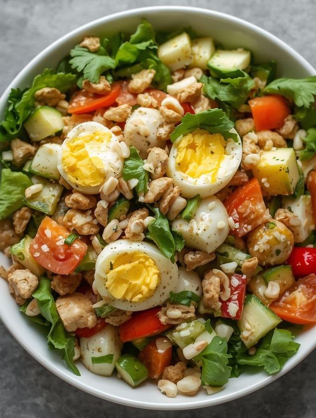 Vegetable-Egg Salad