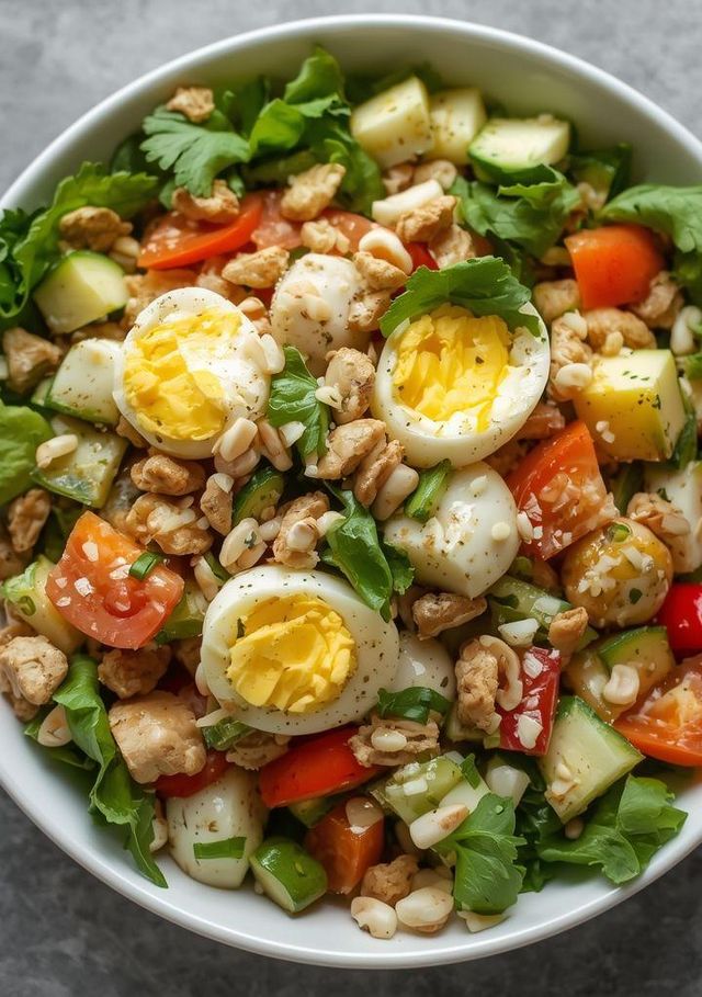 Gemüse-Eiersalat