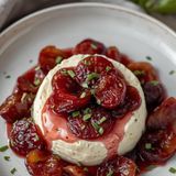 Curd cheese with dried plums (gluten-free)