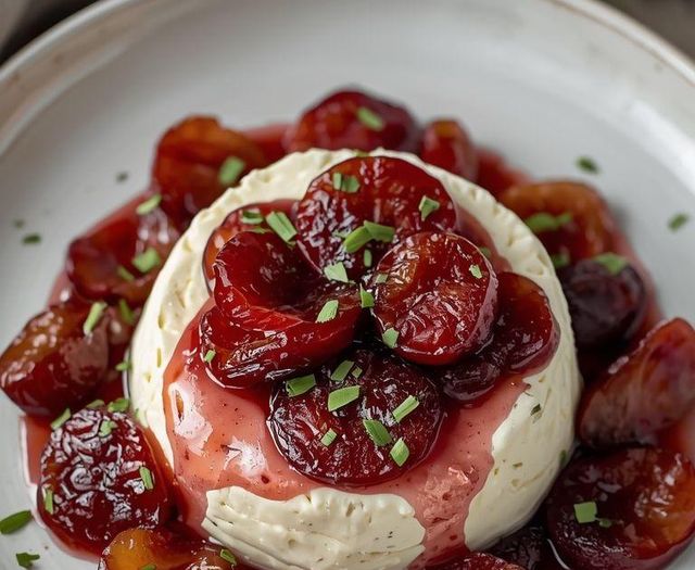 Curd cheese with dried plums (gluten-free)