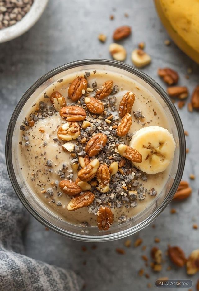 Banana-Nut Chia Pudding