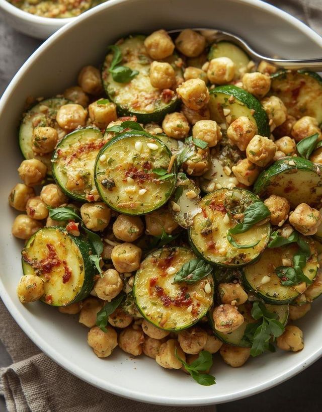 Zucchini with Pesto