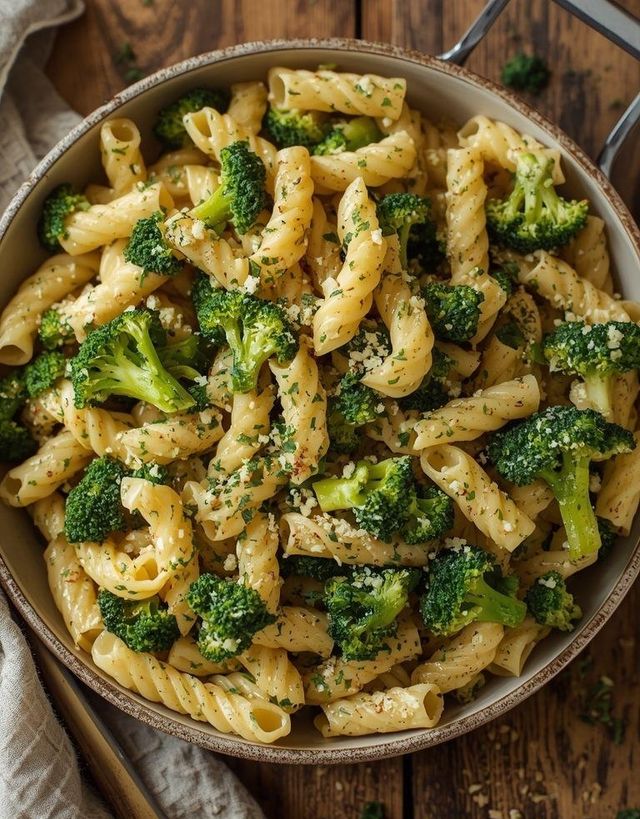 Glutenfreie Makkaroni mit Brokkoli