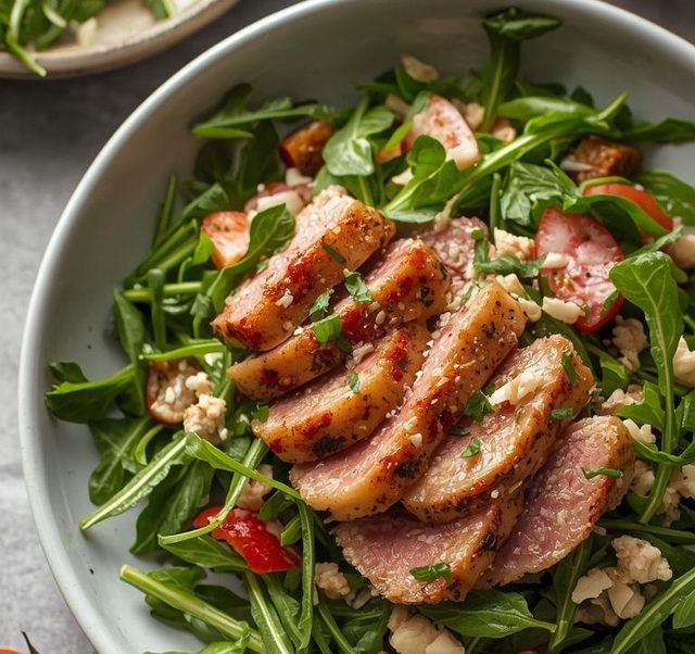Rucola mit Thunfisch