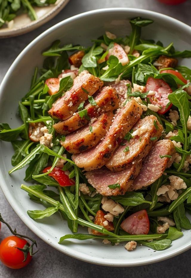 Rucola mit Thunfisch