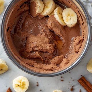 Lody bananowo-czekoladowe