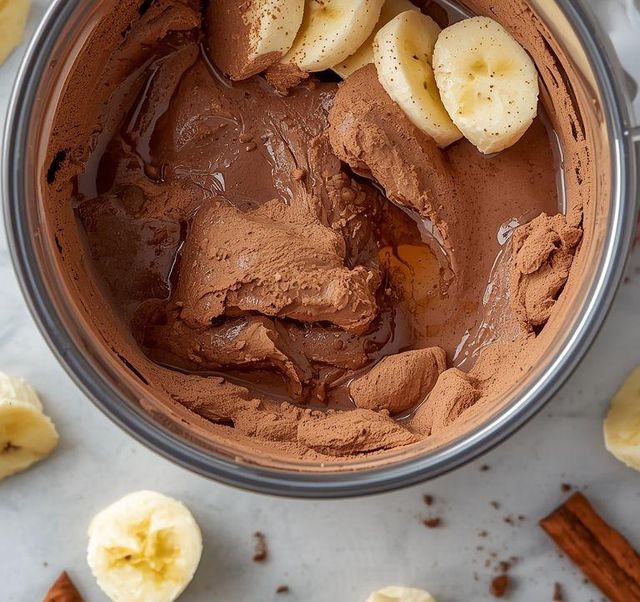 Banana-Chocolate Ice Cream