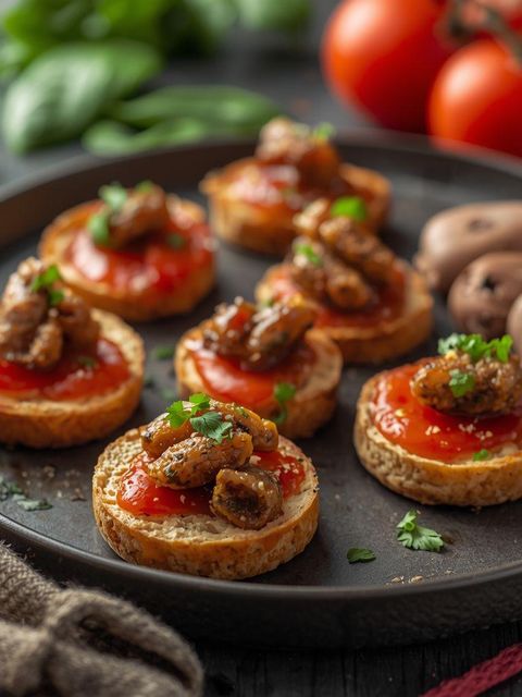Kanapki z pastą sardynkowo-pomidorową