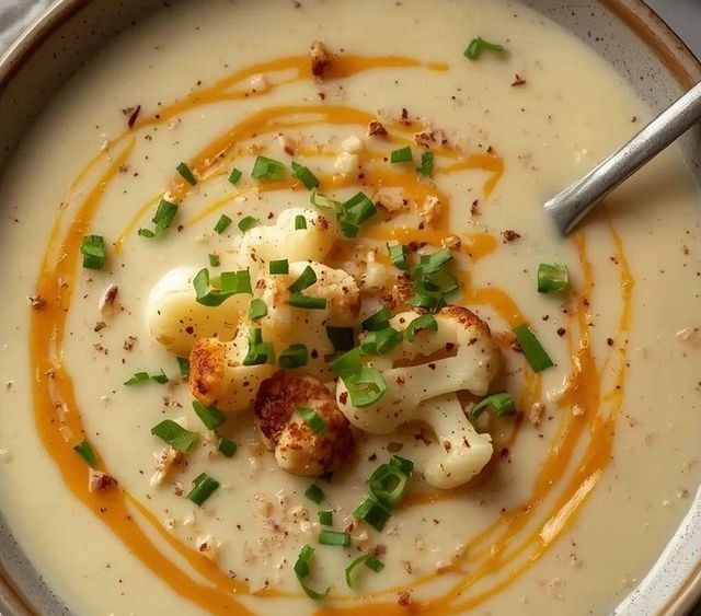 Cream Soup with Cauliflower