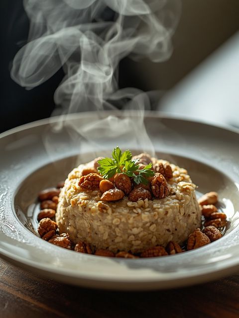 Owsianka z orzechami