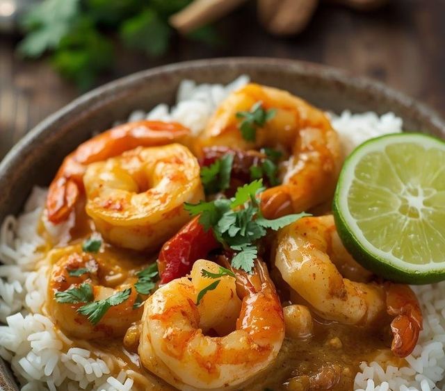 Shrimp in Curry