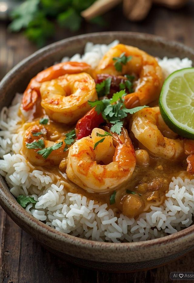 Shrimp in Curry